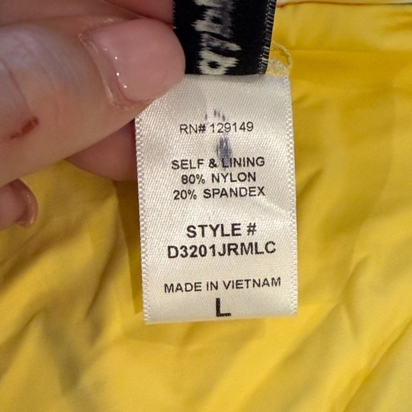 New! Dippin' Daisy's Haven Blue Yellow Striped Cheeky Bikini Bottom 31472 - Picture 12 of 14